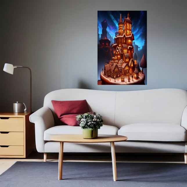 Poster Legal e única vila Gingercake | Arte AI (Criador carregado)