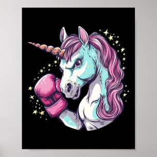 Poster Legal fantasia de rosto de Unicórnio com luvas inc