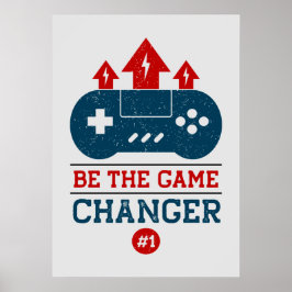 Poster legal gamer gamer jogador de quarto arte de palavr