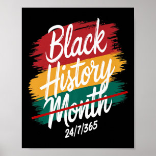 Poster Legal História Negra Mês A Cada Mês 24_7_365 Homen