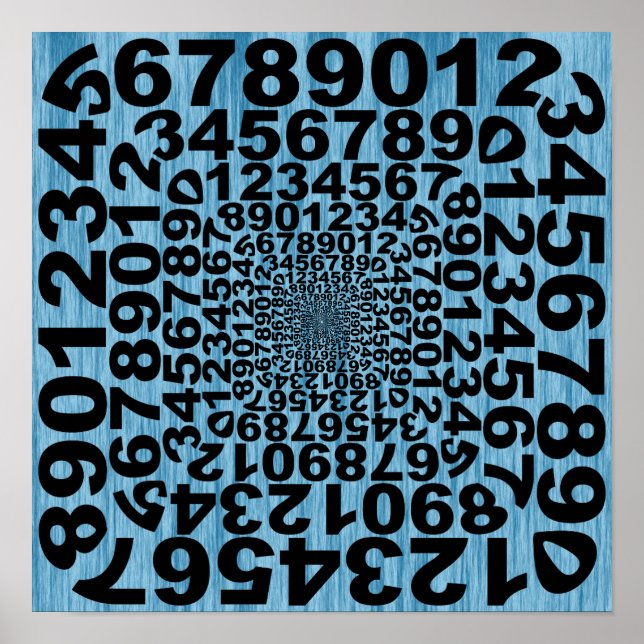 Póster Legal ilusão de número (Frente)