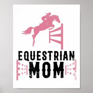 Poster Legal Mãe Equestre Presente Para Horse Show Puland