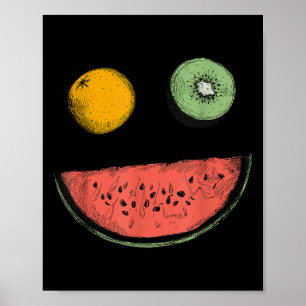 Poster Legal melancia Lemon Kiwi Veggie Plant Diet