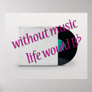 Poster Legal Oldies Music Quote Vinyl Record