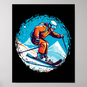 Poster Legal Para O Snowboard E O Lover De Esqui Na Boca 