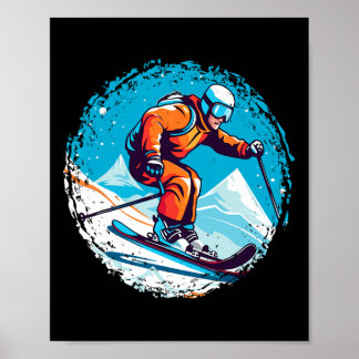 Poster Legal Para O Snowboard E O Lover De Esqui Na Boca 