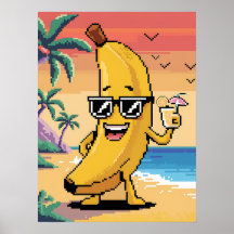 Legal Pixel Banana em Férias