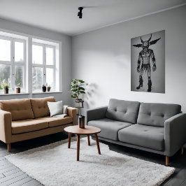 Poster Legal retrato de monstro bizarro | Arte AI