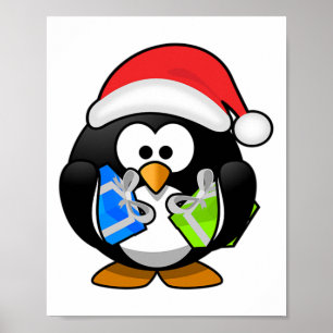 Poster Legal roupa de Natal Ho Papais noeis Santa Hat Pen