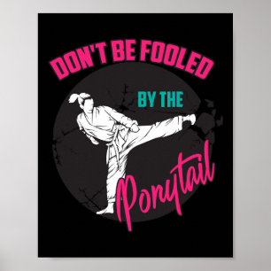 Poster Legal Taekwondo Art Para Mulheres Meninas Karate J