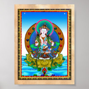 Poster Legal tatuagem oriental tibetana thangka Vajrasatt