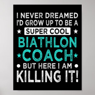 Poster Legal técnico de biatlo Engraçado Biathleta Humor