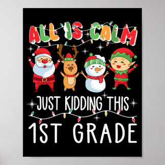 Poster Legal Tudo Tranquilo Brincadeira Isto É 1º Ano