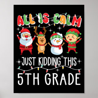 Poster Legal Tudo Tranquilo Brincadeira Isto É 5º Ano