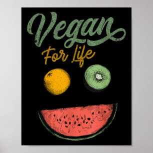 Poster Legal Vegan Para Vida Veggie Comida Plant Diet Wor