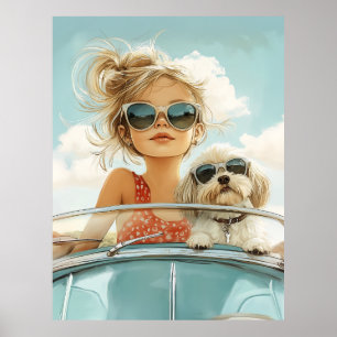 Poster Legal viagem com o melhor amigo