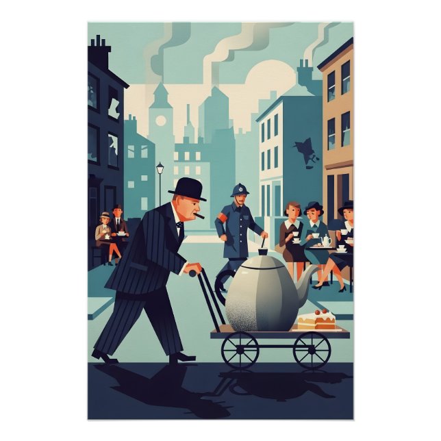 Póster Legal Winston Churchill  (Frente)