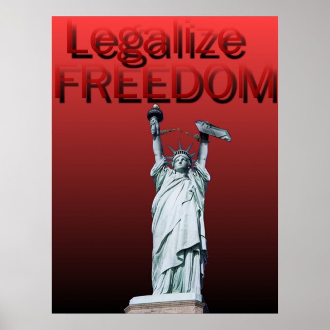 Poster Legalizar liberdade (Frente)