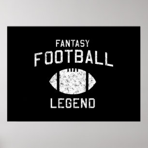Póster Legenda do futebol da fantasia
