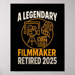 Poster Legendário Cineasta Aposentado 2025 Engraçado Film