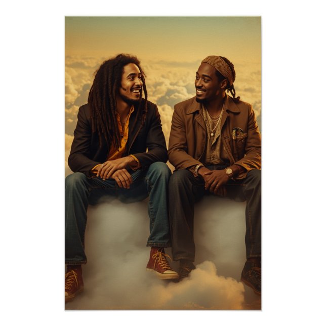 Póster Legendary Hip-Hop & Reggae Icons in the Clouds  (Frente)