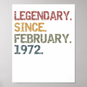 Poster Legendary since February 1972