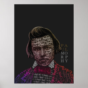 Poster Legendas da xadrez: Paul Morphy