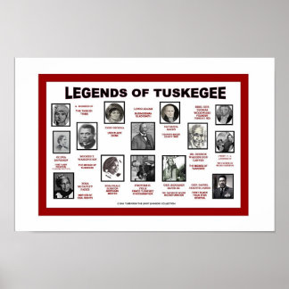 POSTER LEGENDAS DE TUSKEGEE