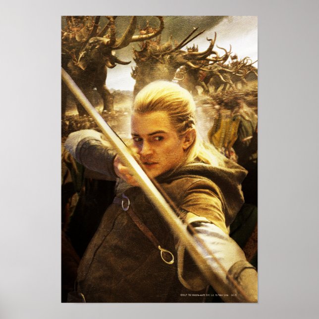 Póster LEGOLAS GREENLEAF™ Desenhando seu Arco (Frente)