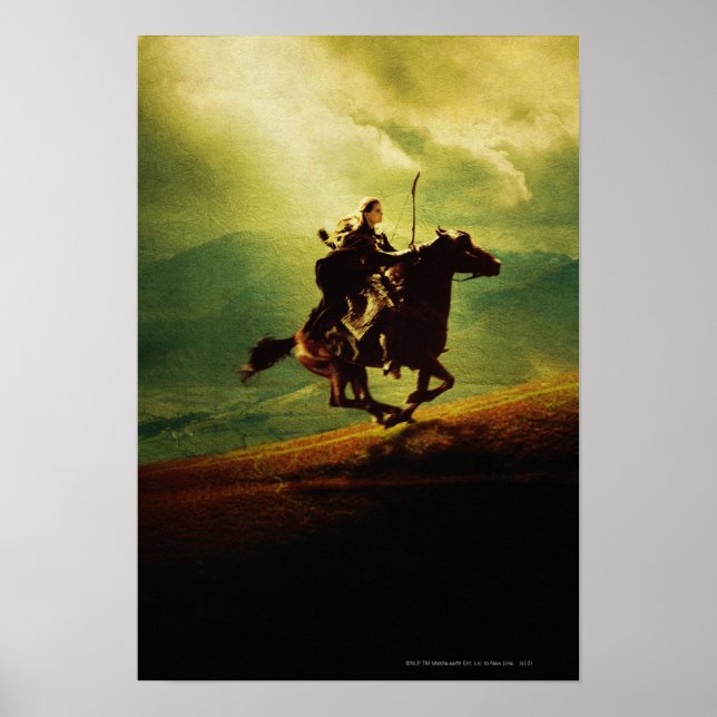 Póster LEGOLAS GREENLEAF™ em Cavalo (Frente)