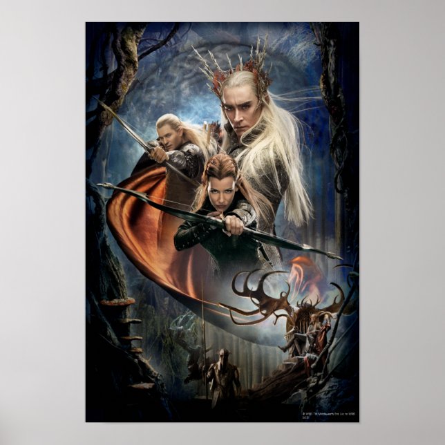 Poster LEGOLAS GREENLEAF™, TAURIEL™ e Thranduil (Frente)