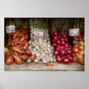 Poster Legume - Batatas, Alho e Cebolas