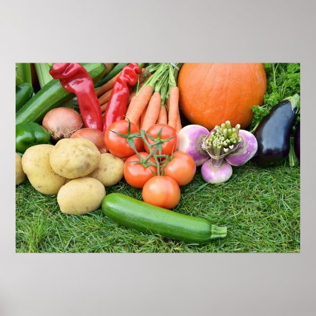 Póster Legumes de outono (Frente)