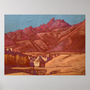 Poster Leh, Ladakh, por Nicholas Roerich