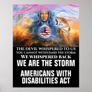 POSTER LEI AMERICANOS COM DEFICIÊNCIA