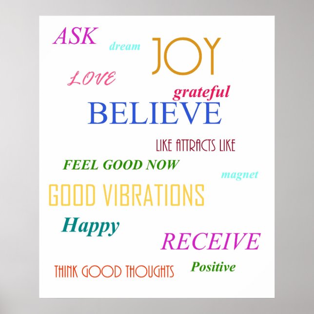 PÓSTER "LEI DE ATRAÇÃO" (Frente)