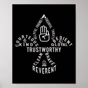 Poster Lei de Escotismo Escotismo ao Ar Livre 