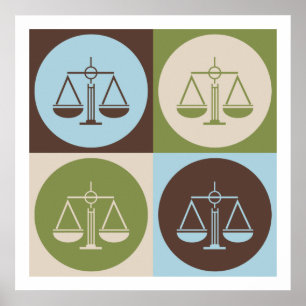 Póster Lei de pop Art