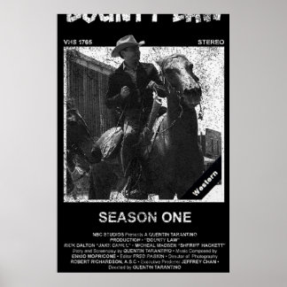 Poster Lei de recompensas VHS