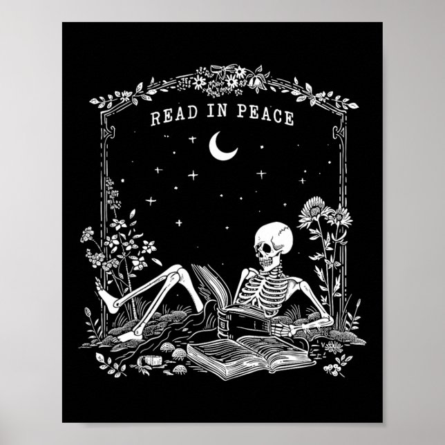 Poster Leia Em Paz O Professor Skeleton Trick Teach (Frente)
