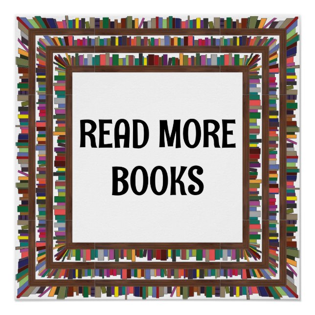 Póster Leia mais livros (Frente)