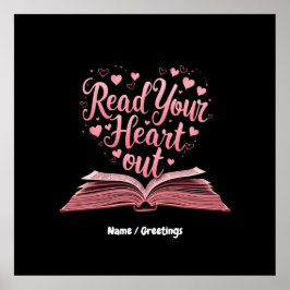 Poster Leia seu coração em um livro em Haven