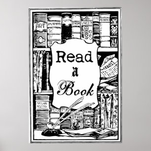 Póster Leia um livro