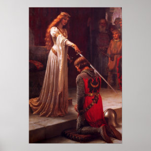 Poster Leighton "os elogios "