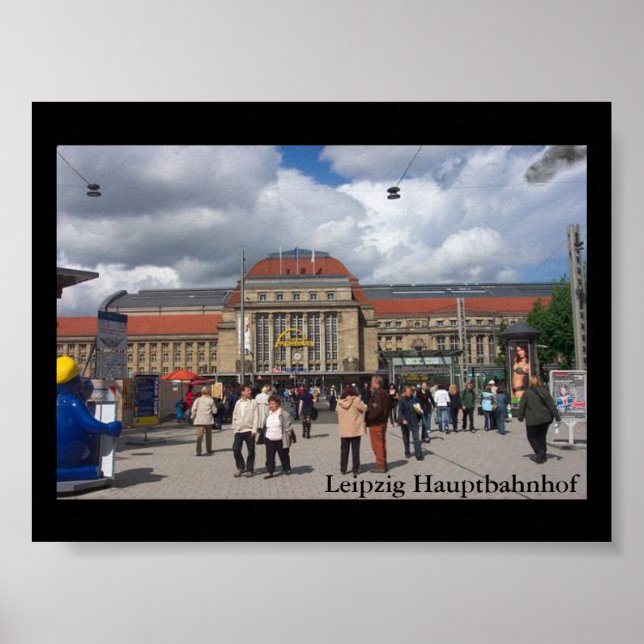 Poster Leipzig Hauptbahnhof (Frente)
