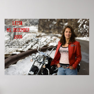 Póster Leisa, dezembro de 2008