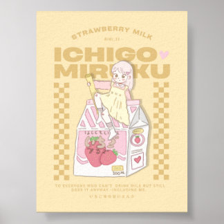 Poster 🍓✨Leite de Ichigo ✨🍓