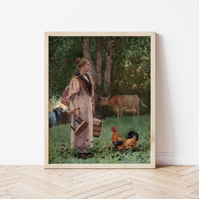 Poster Leite Utilizado | Winslow Homer (Criador carregado)