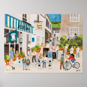 Póster Leiteria de Jessies no Mousehole