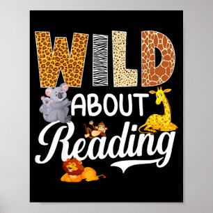 Poster Leitor de livros leitor bibliotecário amante de an